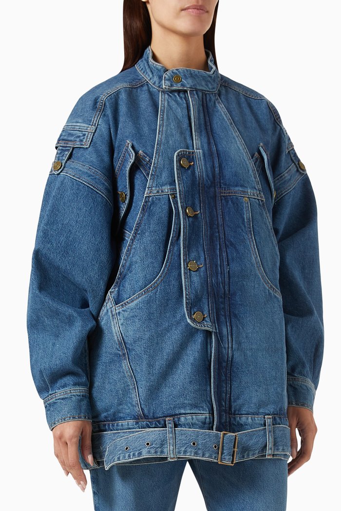 

The MC Denim Jacket in Cotton, Blue