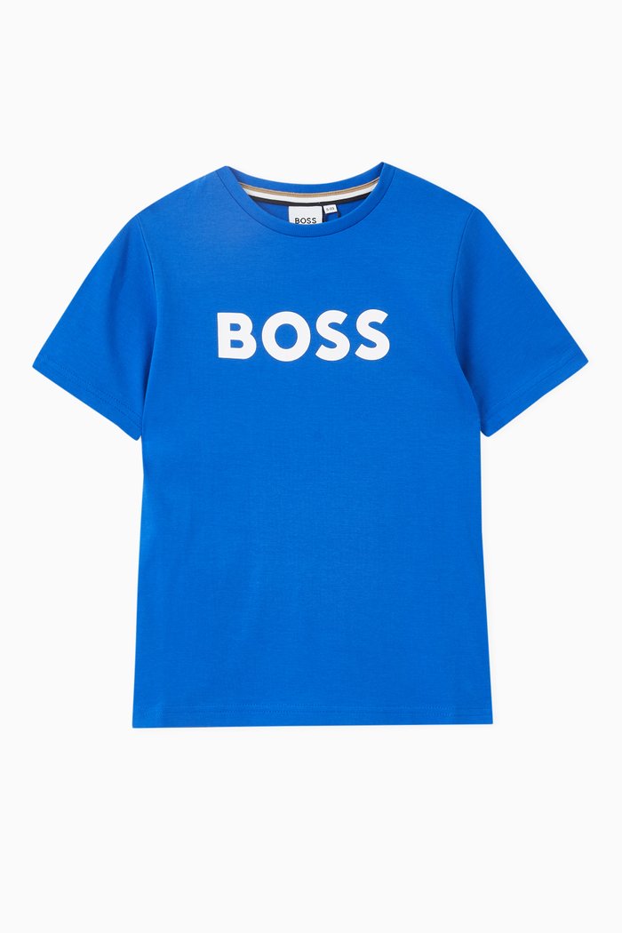 

Logo T-Shirt in Cotton, Blue