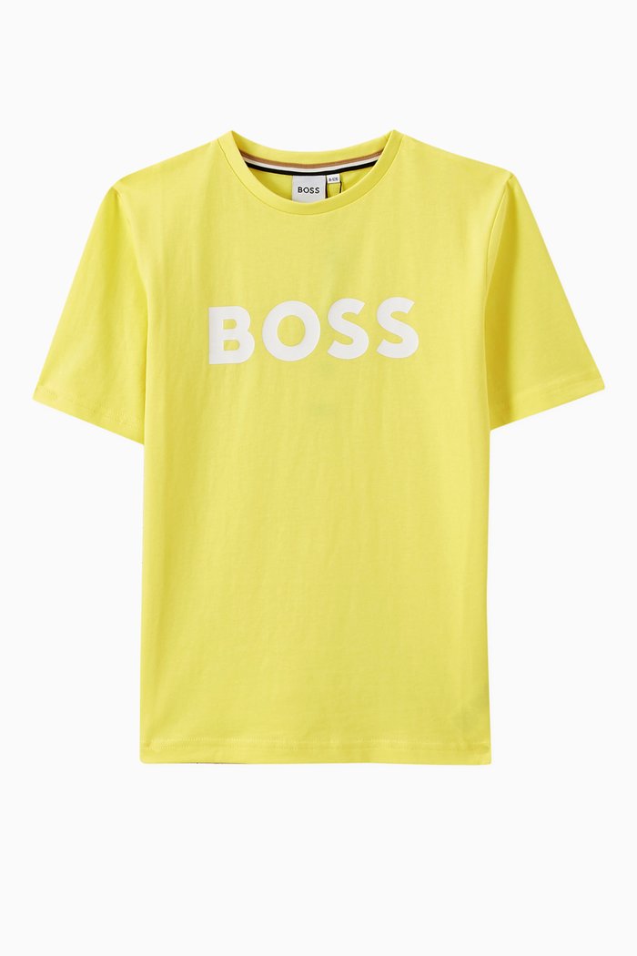 

Logo T-Shirt in Cotton, Yellow