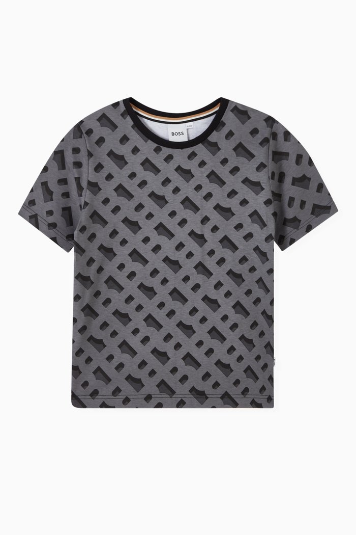 

Monogram T-shirt in Cotton, Black