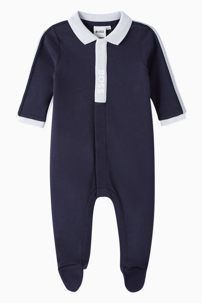 

Logo Pyjamas in Interlock-cotton, Blue