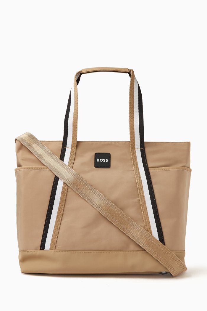 

Logo Changing Bag in Canvas, Neutral