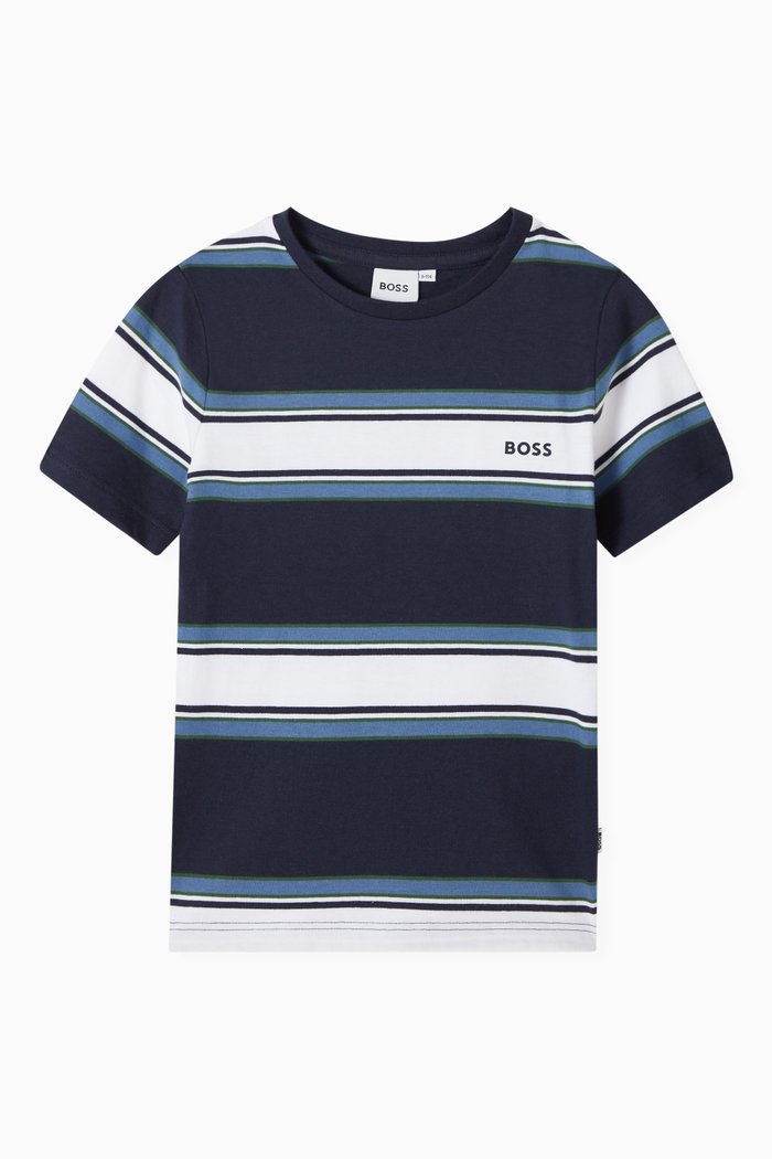 

Logo T-shirt in Cotton-jersey, Blue