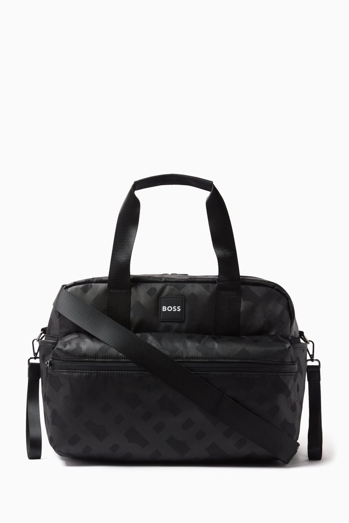 

Monogram Changing Bag in Nylon, Black