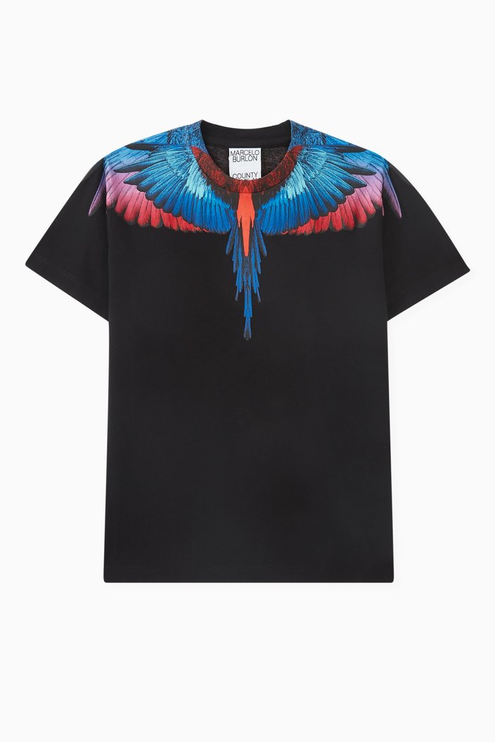 

Icon Wings T-shirt in Cotton-jersey, Black