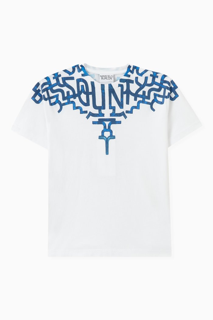 

Graffiti Wings T-shirt in Cotton-jersey, White