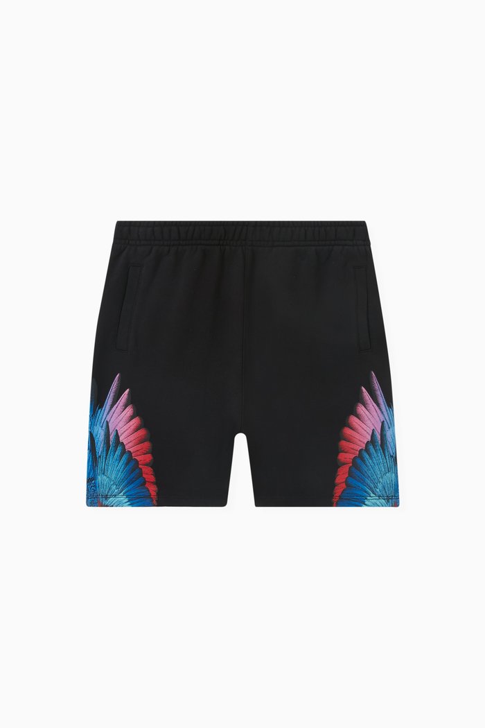 

Icon Wings Relax Sweatshorts in Cotton, Black