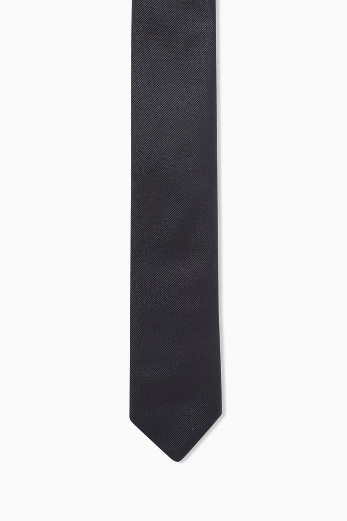 Formal Tie in Silk Jacqaurd, Blue