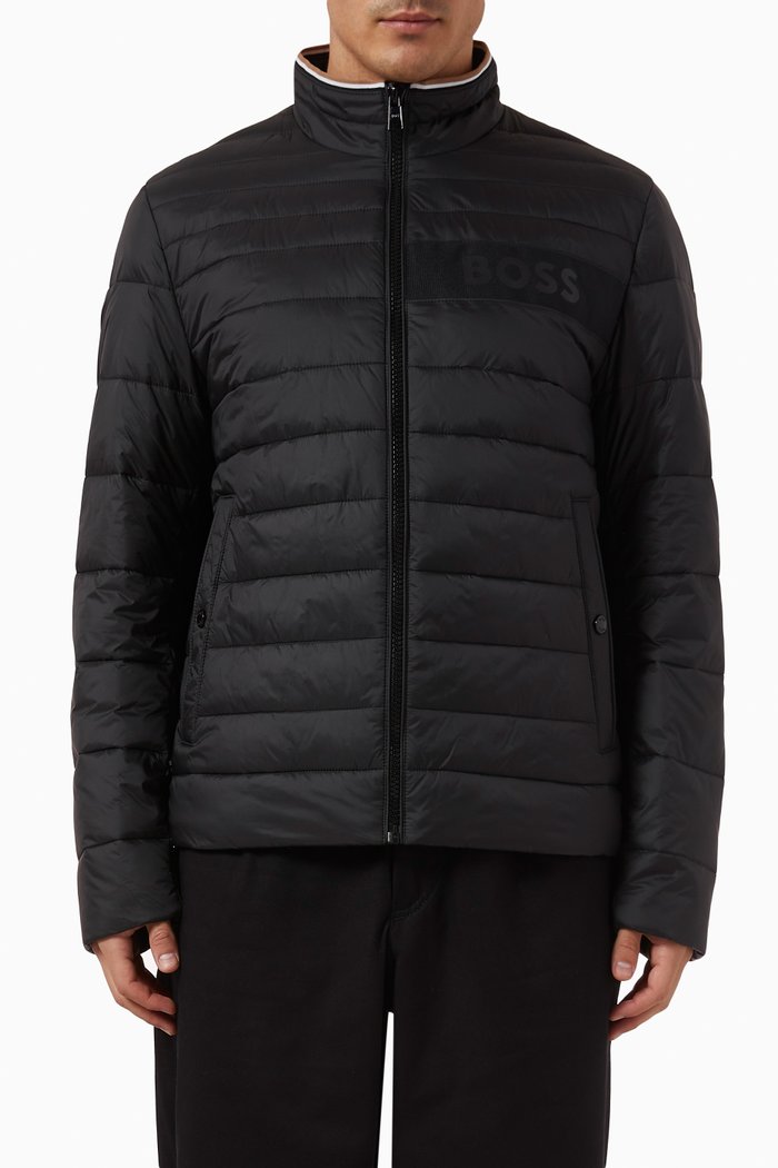 

Darolus Quilted Jacket in Nylon, Black