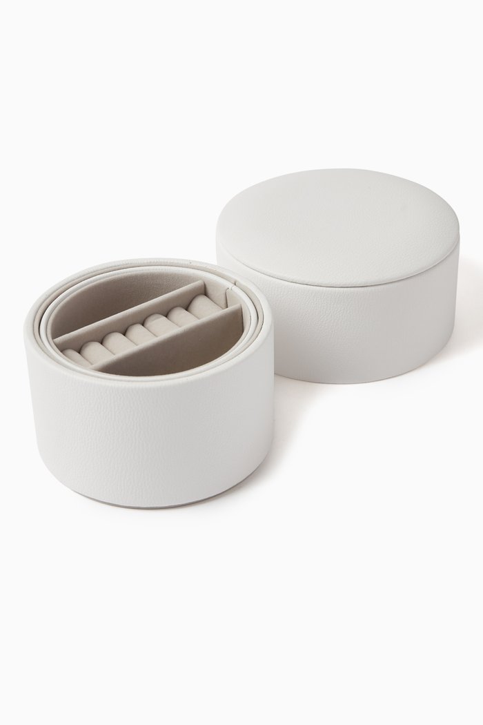 

Bedside Jewellery Box Pod, White