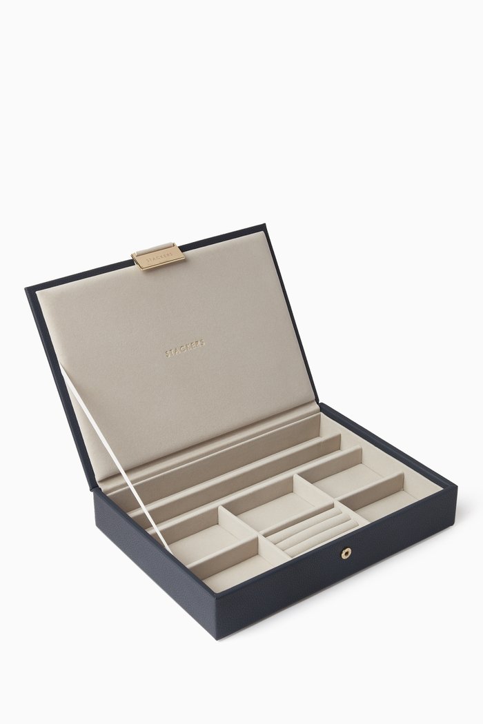 

Classic Jewellery Box Lid, Blue