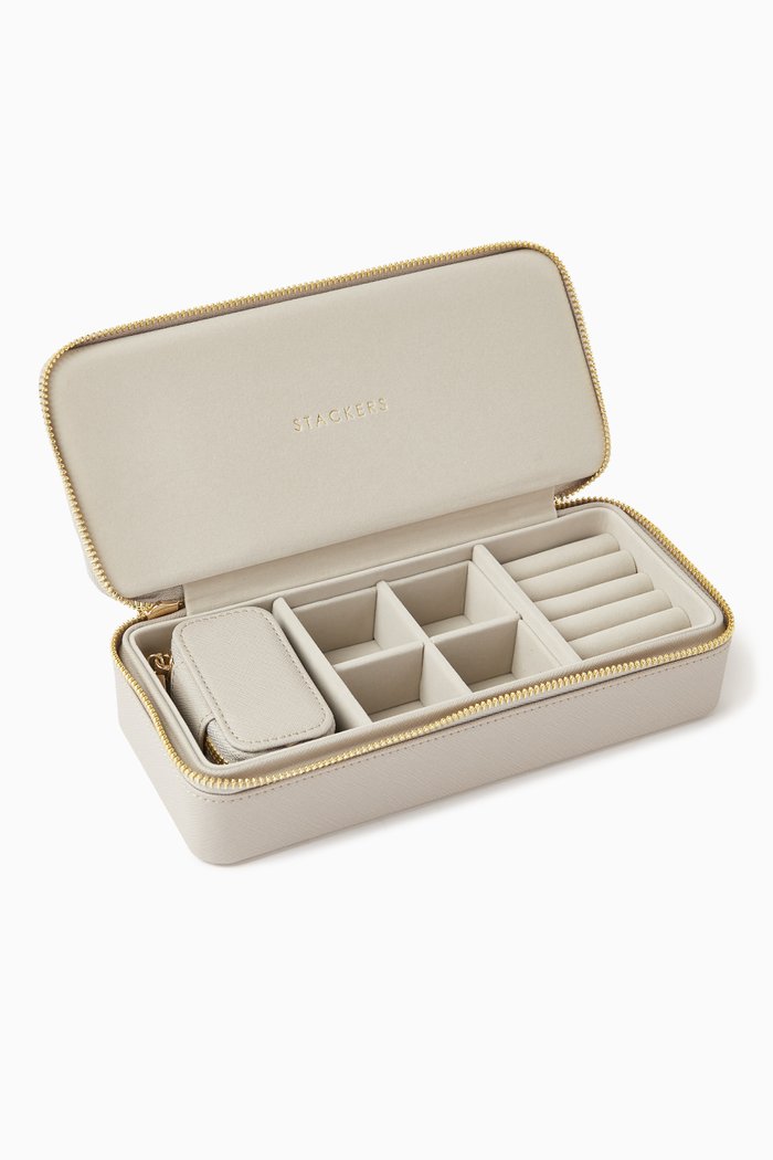 

Large Travel Jewellery Box, Neutral