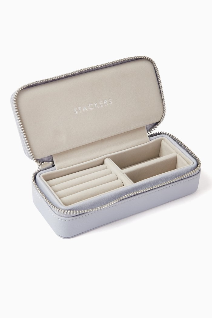 

Medium Travel Jewellery Box, Purple