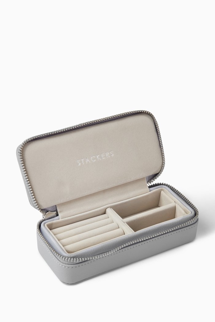 

Classic Zip Travel Box, Grey