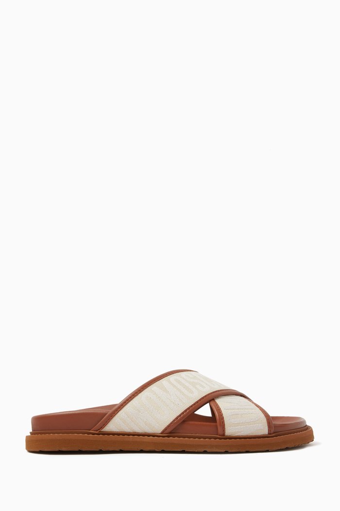 Logo Slides in Jacquard, Pink