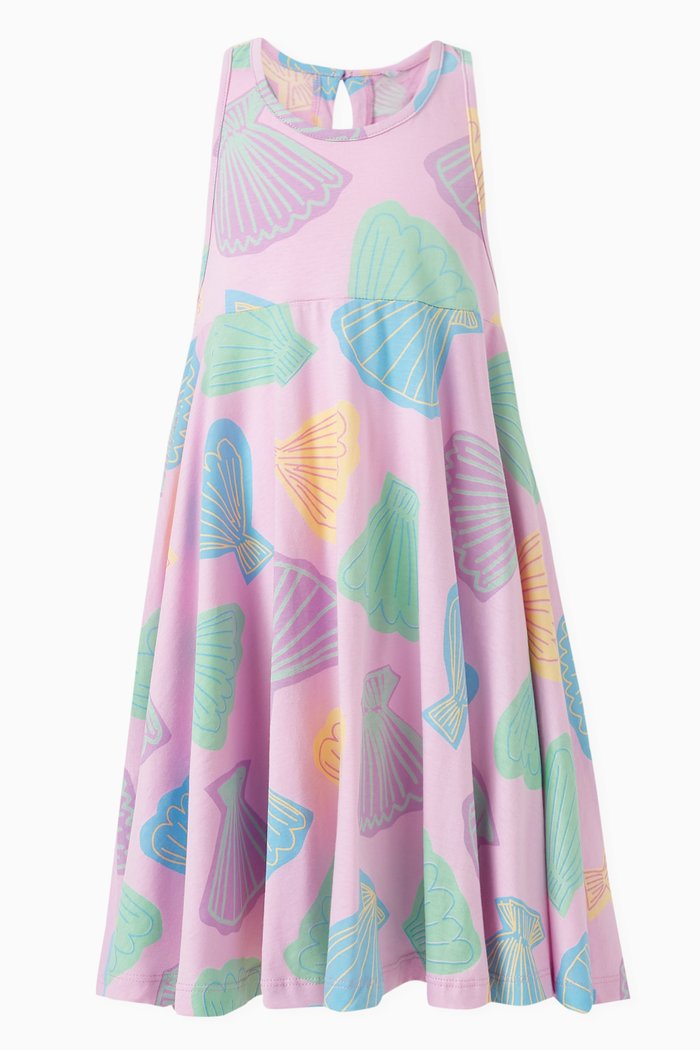 

Shell Dress in Cotton, Pink