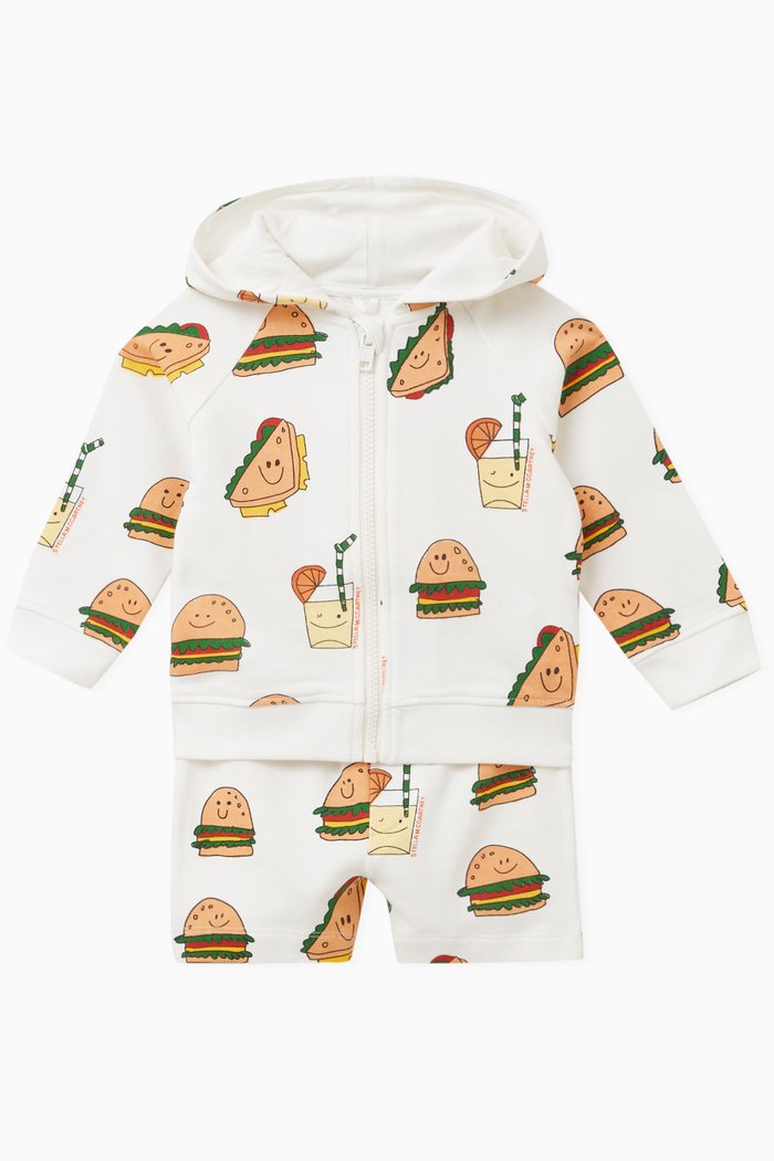 

Burger-print Tracksuit, White