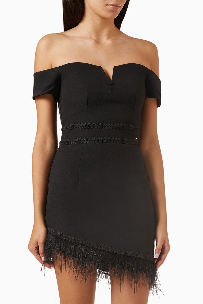 

Lennox Mini Dress, Black