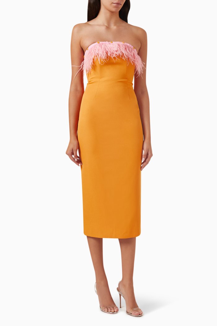 

Savannah Midi Dress, Orange