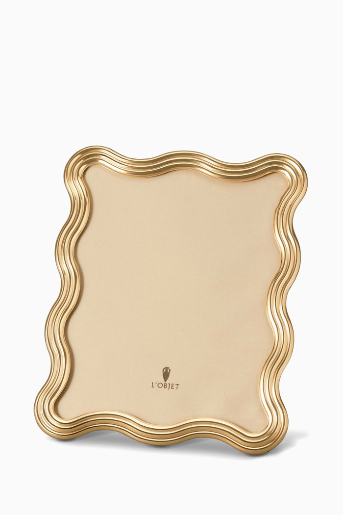 Ripple Frame in Gold