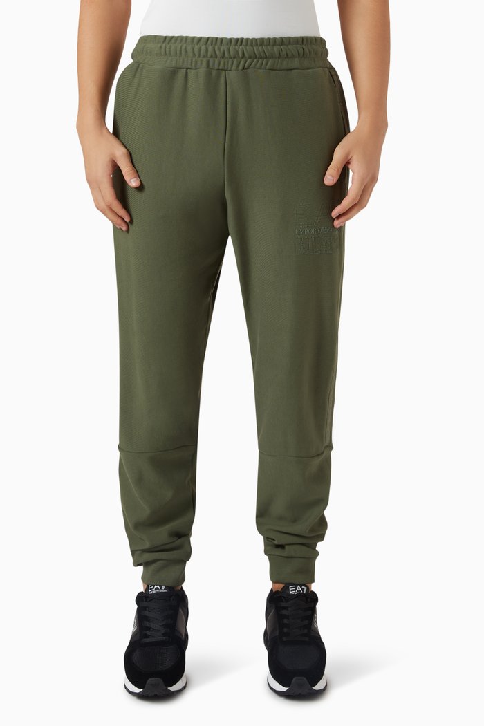 

Logo Series Jogger Pants in Cotton, Green
