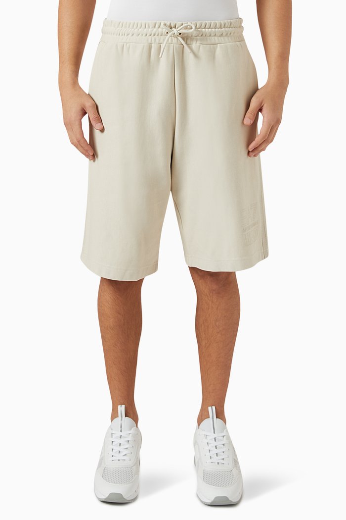 

Logo Shorts in Cotton-terry, Neutral