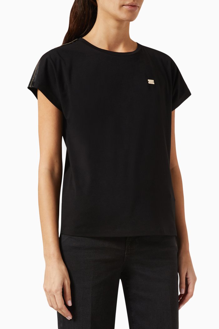 

Logo T-shirt in Cotton-jersey, Black