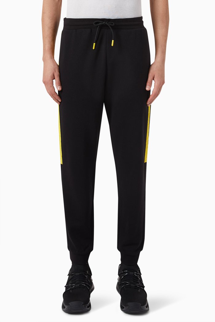

Logo Tape Sweatpants in Cotton, Black