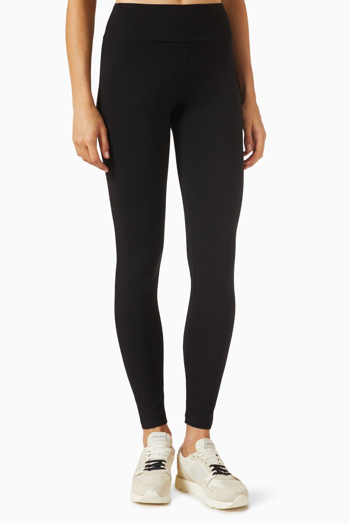 EA7 Leggings in Jersey, Black