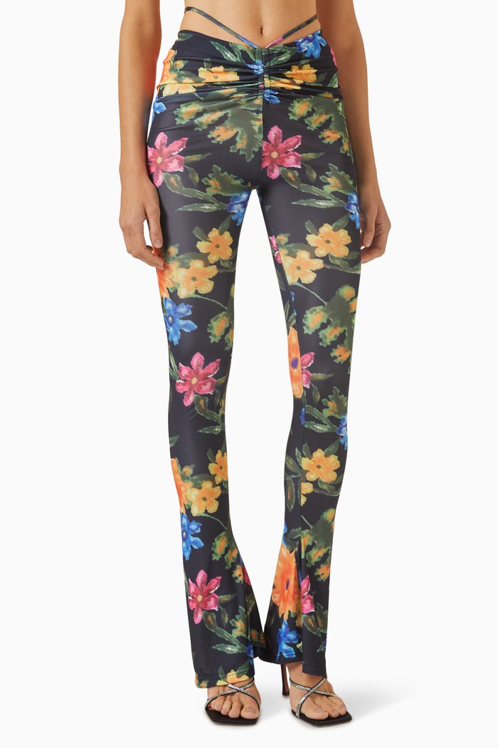 

Foliage Pants in Stretch-jersey, Multicolour