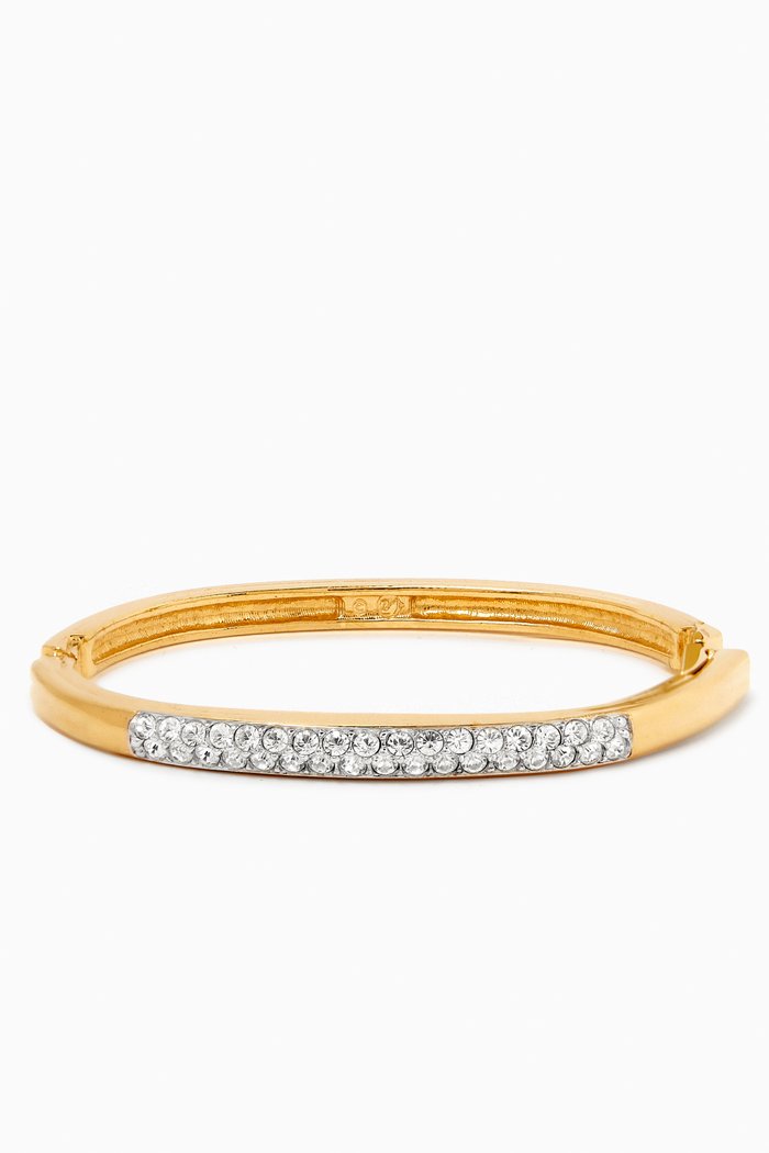 

1990s Vintage Swarovski Bracelet, Gold