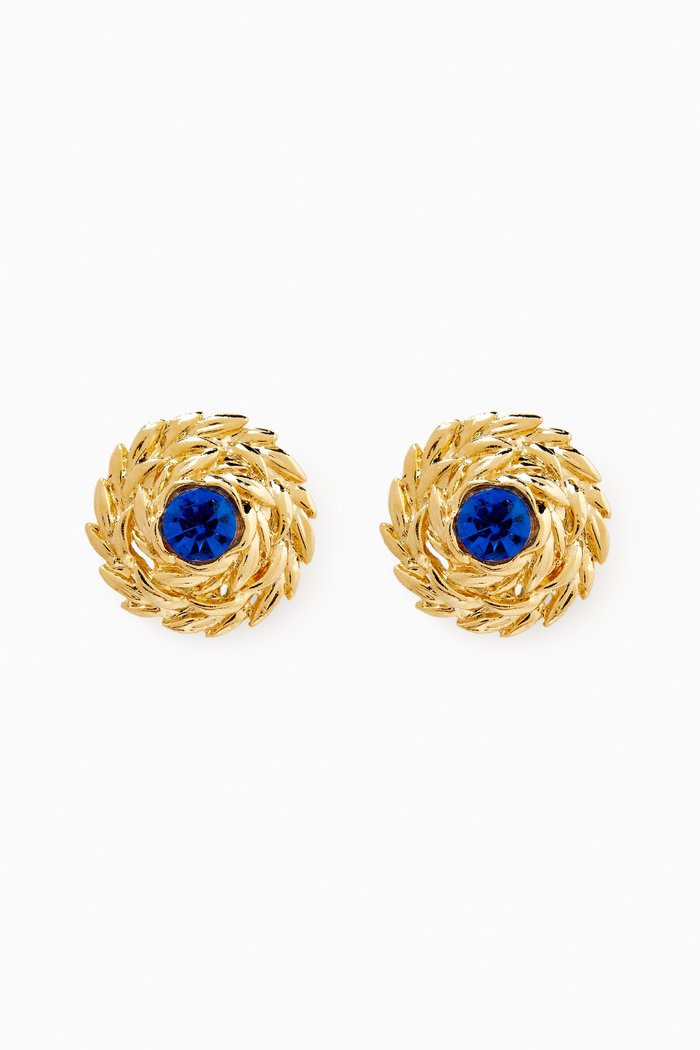 

Rediscovered 1980s Vintage Clip-on Earrings, Gold