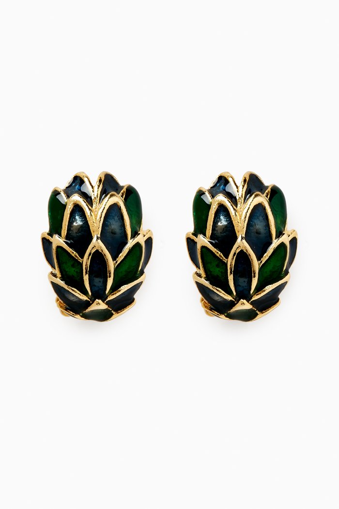 

Rediscovered 1980s Vintage Clip-on Earrings, Gold
