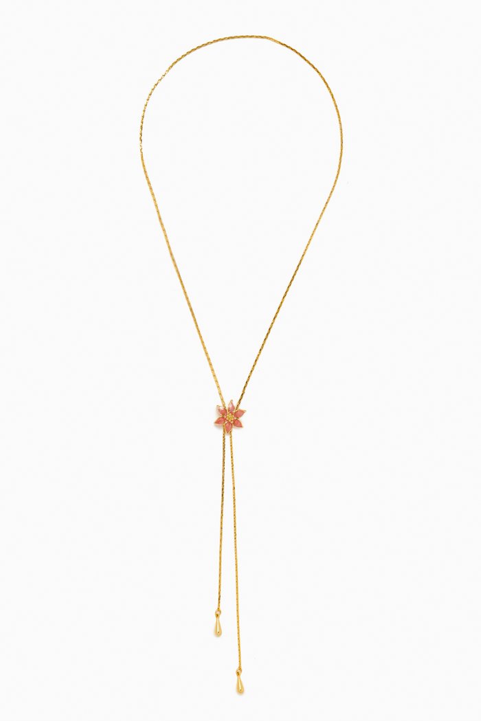 

Rediscovered 1990s Vintage Chain Necklace, Pink