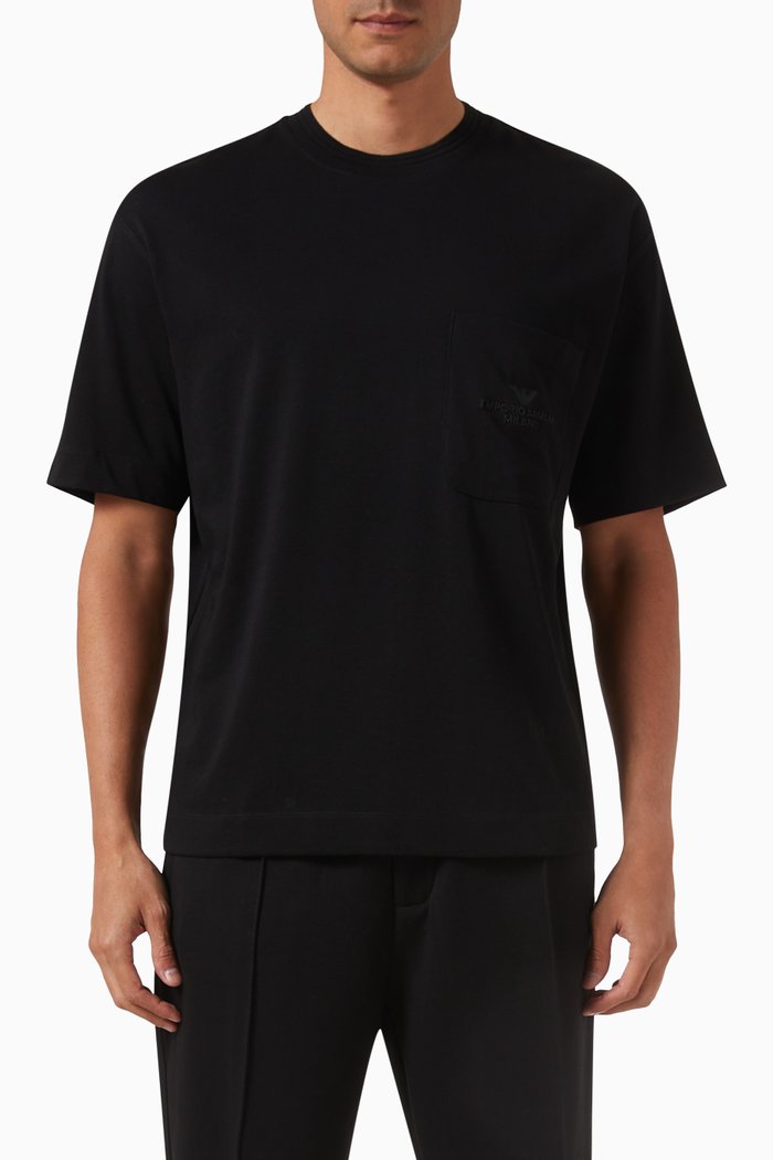 

Logo T-shirt in Cotton-jersey, Black