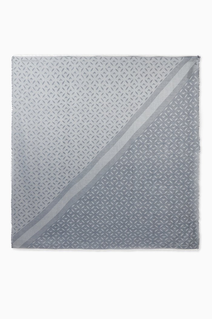 

Micro Eagle Scarf, Blue