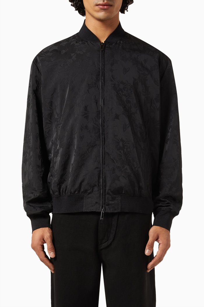 

Mon Amour Logo Jacket in Nylon, Black