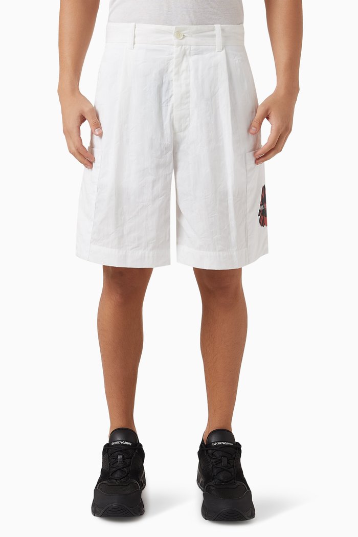 

Flower EA Logo Shorts in Polyamide, Neutral