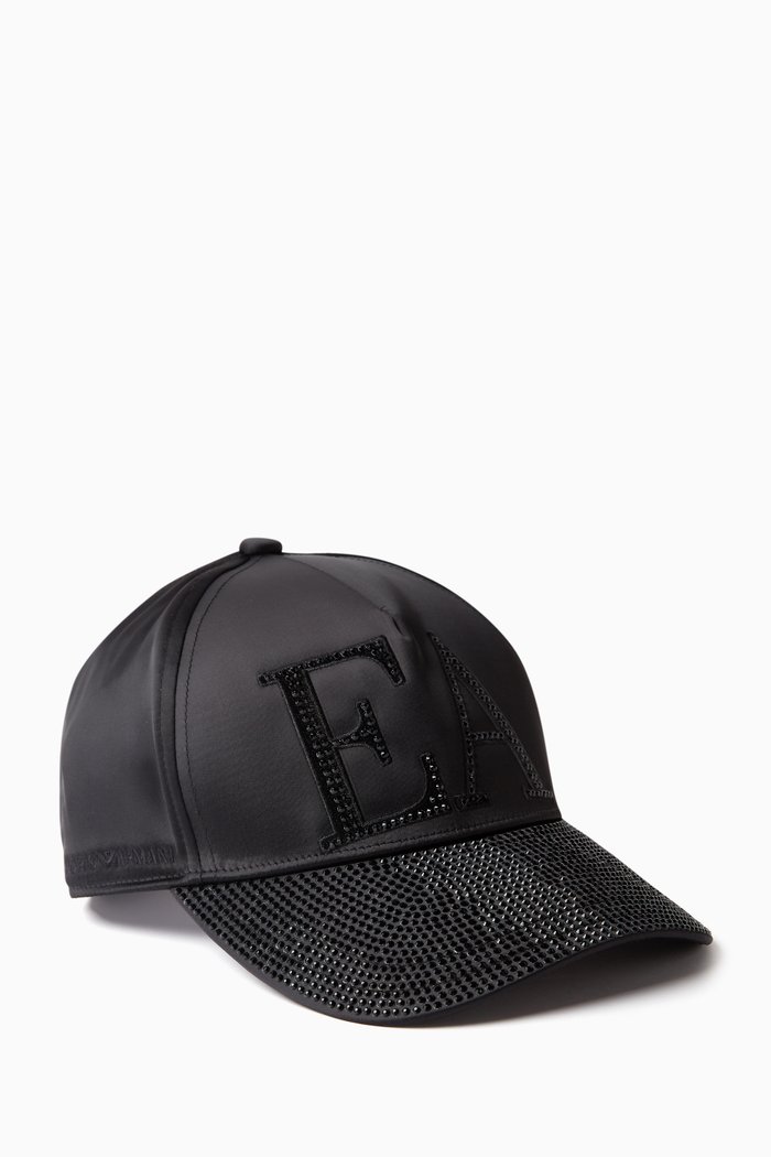 

EA Logo Baseball Cap, Black
