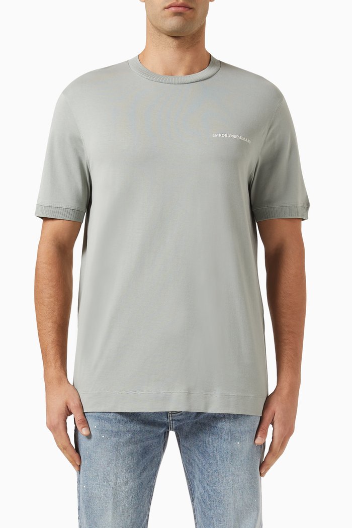 

Logo T-shirt in Cotton-jersey, Grey