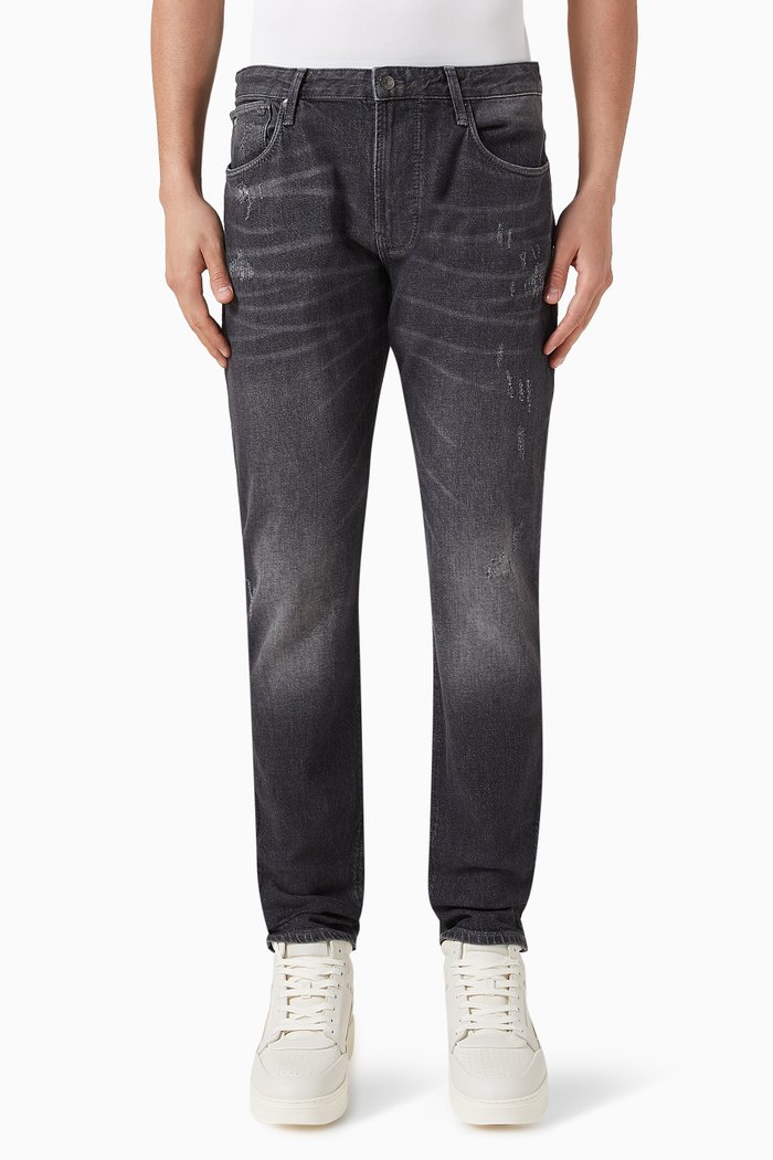 

Regular Fit Jeans in Denim, Grey
