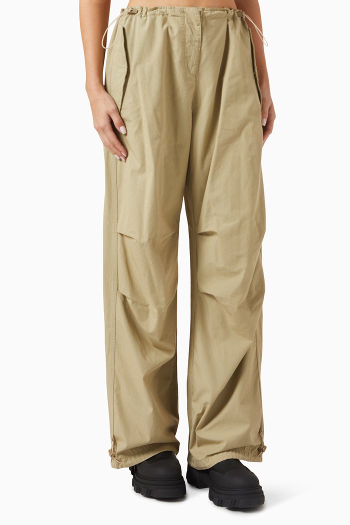 

Wide Leg Pants in Organic Cotton, Neutral