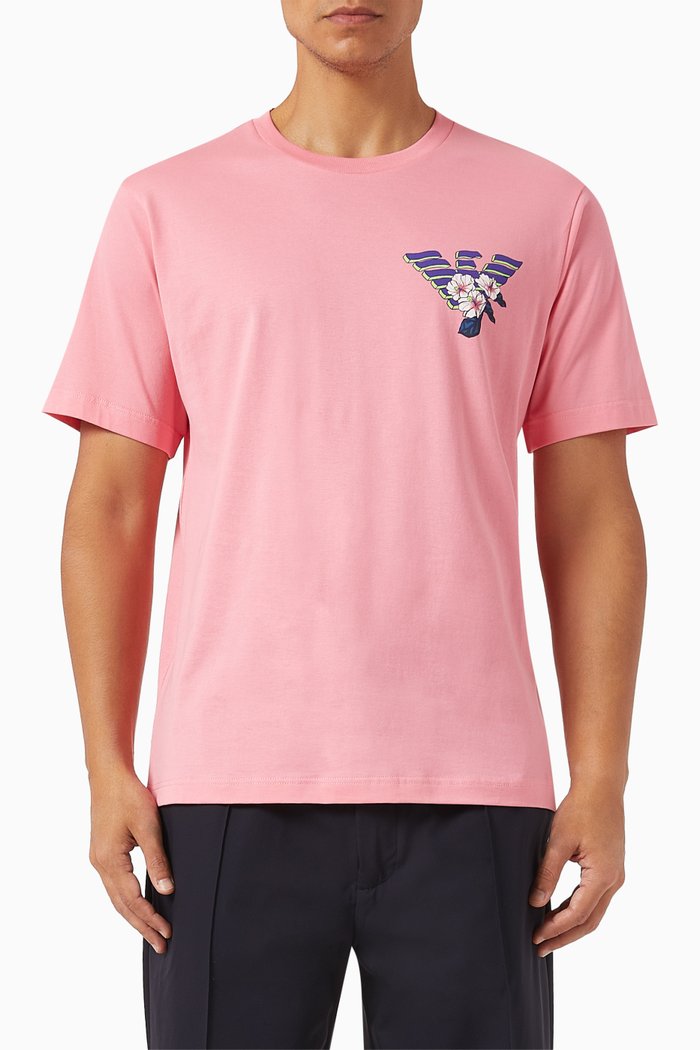 

Welcome to the Jungle T-shirt in Organic Cotton, Pink