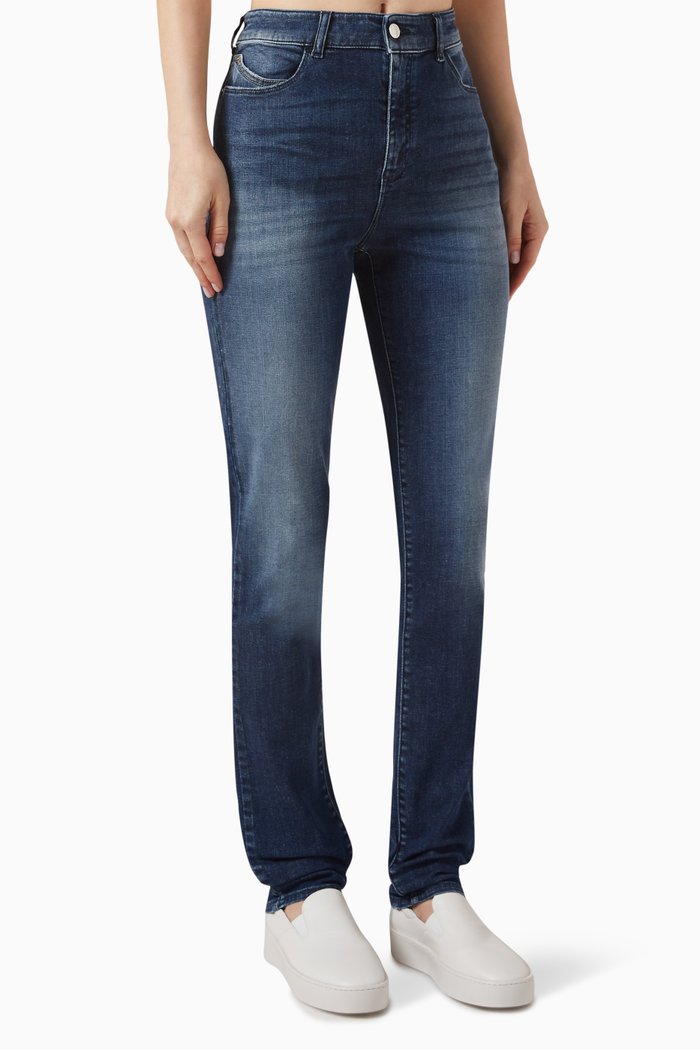 

Mid-rise Skinny Jeans, Blue