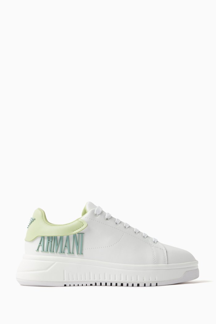 

EA Logo Low-top Sneakers, White