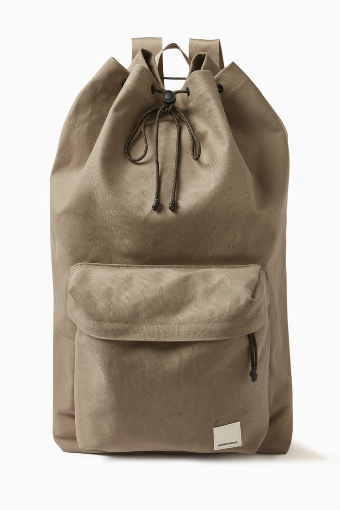 

EA Logo Patch Backpack in Cotton, Neutral