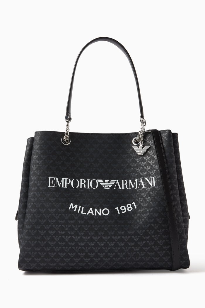 

EA Logo Tote Bag, Black