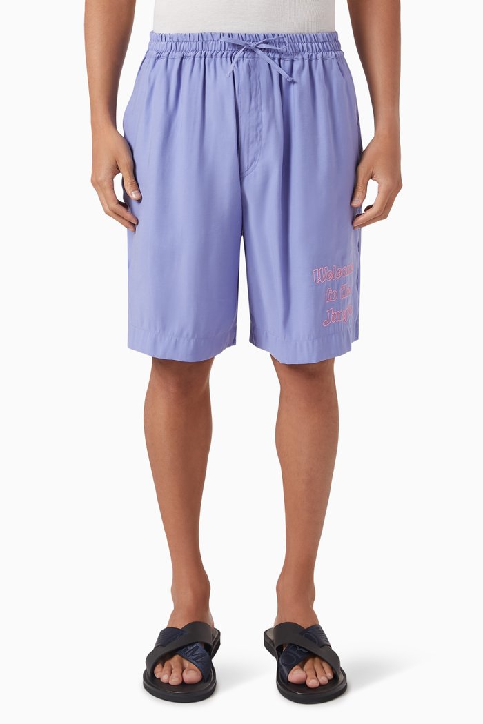 

Welcome To The Jungle Shorts, Purple