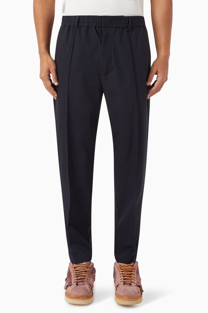 

Coulisse Pleated Pants, Blue