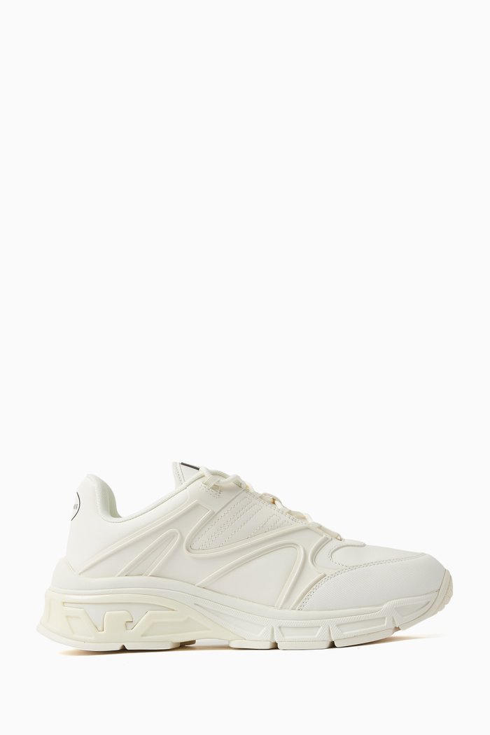 Sneakers in Nylon & Rubber, White